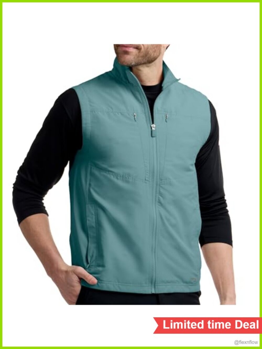 SCOTTeVEST Men's Lightweight Travel Vest 16 Pockets RFID Security